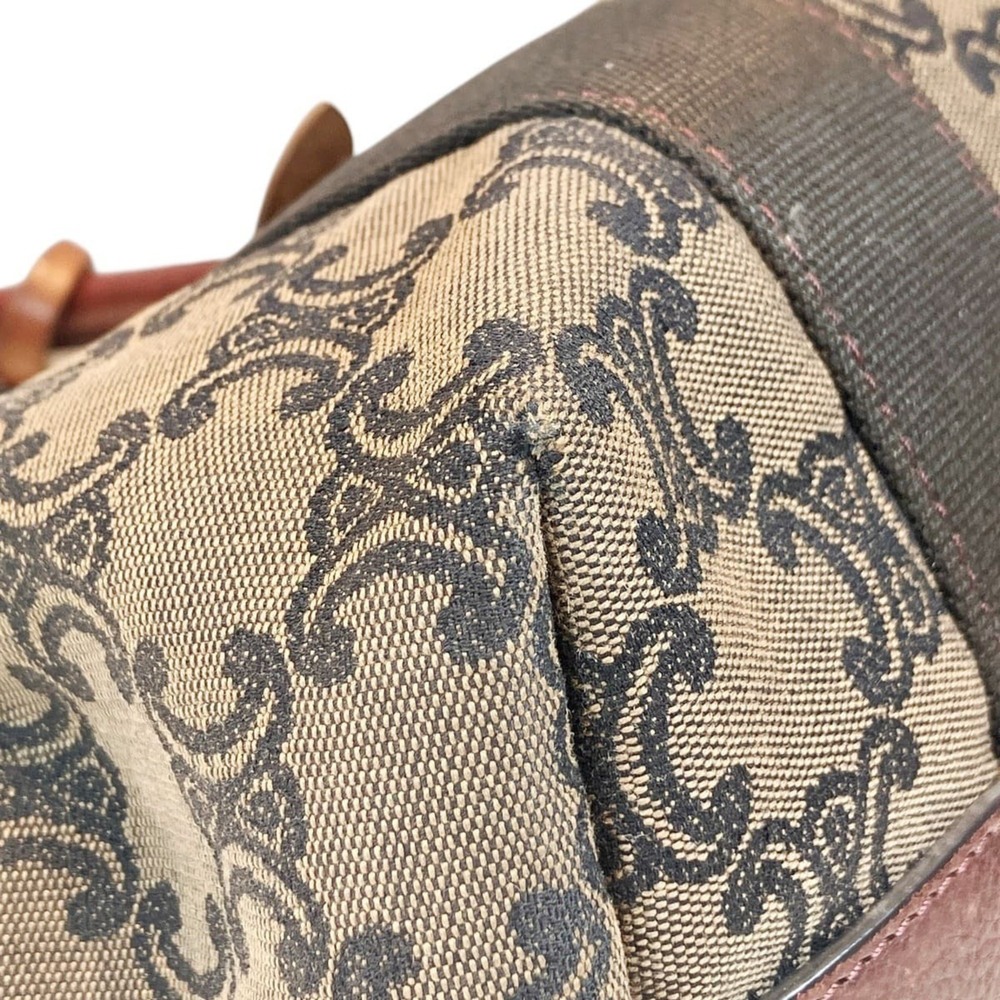 Celine Macadam canvas and leather tote bag - Picture 6 of 9